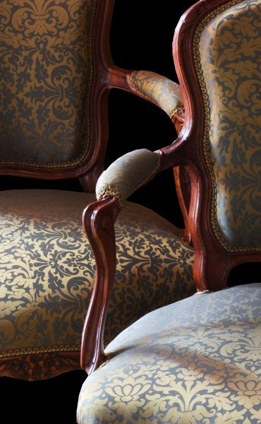 30 fauteuils Louis 15 Prelle